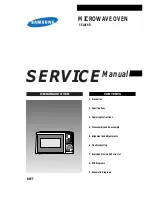 Preview for 1 page of Samsung CE101KR Service Manual