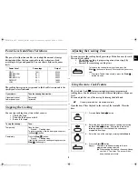 Preview for 9 page of Samsung CE107B-B Owner'S Instructions And Cooking Manual