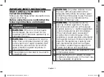 Preview for 3 page of Samsung CE107MNR-B Owner'S Instructions & Cooking Manual