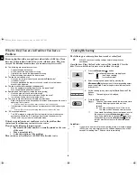 Preview for 8 page of Samsung CE1160 Owner'S Instructions Manual