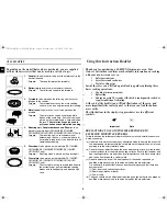 Preview for 4 page of Samsung CE1180GB Owner'S Instructions Manual