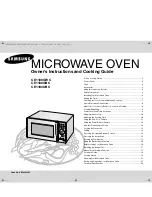 Preview for 1 page of Samsung CE1180GWC/XSA Owner'S Instructions Manual