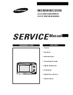 Предварительный просмотр 1 страницы Samsung CE2713 Service Manual