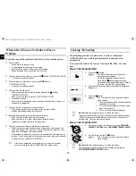 Preview for 10 page of Samsung CE2713N Owner'S Instructions Manual