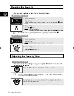 Preview for 18 page of Samsung CE2714 Owner'S Instructions & Cooking Manual