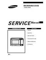 Preview for 1 page of Samsung CE2733R Service Manual