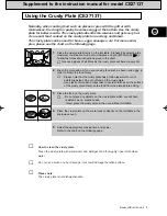 Preview for 47 page of Samsung CE2774 Owner'S Instructions & Cooking Manual