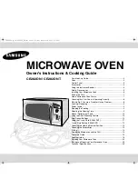 Samsung CE282DN Owner'S Instructions Manual preview