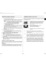 Preview for 5 page of Samsung CE290DN Owner'S Instructions Manual