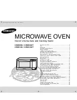 Samsung CE2913N Owner'S Instructions Manual preview