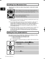 Предварительный просмотр 14 страницы Samsung CE2914 Owner'S Instructions Manual