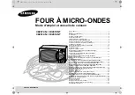 Samsung CE2914N Owner'S Instructions And Cooking Manual preview