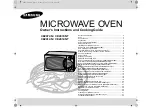 Preview for 37 page of Samsung CE2914N Owner'S Instructions And Cooking Manual