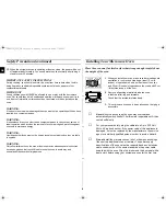 Preview for 8 page of Samsung CE2915N Owner'S Instructions Manual