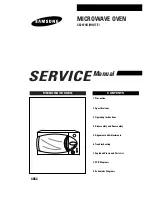 Предварительный просмотр 1 страницы Samsung CE2974R Service Manual