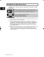 Preview for 10 page of Samsung CE2977 Owner'S Instructions & Cooking Manual