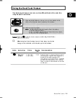 Preview for 19 page of Samsung CE2D33/CE2D33T Owner'S Instructions And Cooking Manual