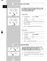 Preview for 26 page of Samsung CE305CF Owner'S Instructions Manual