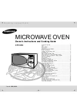 Preview for 1 page of Samsung CE3120N Owner'S Instructions Manual