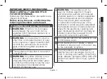 Preview for 3 page of Samsung CE73J Owner'S Instructions & Cooking Manual