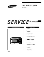 Preview for 1 page of Samsung CE745GR Service Manual