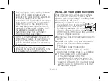 Preview for 6 page of Samsung CE77JD Series Owner'S Instructions & Cooking Manual