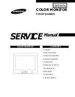 Samsung CF21G Series Service Manual preview