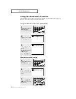 Preview for 64 page of Samsung CFTD2083 Owner'S Instructions Manual