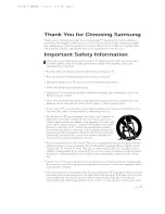 Preview for 3 page of Samsung CFTD2085 Owner'S Instructions Manual