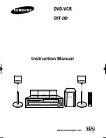 Preview for 1 page of Samsung CHT-200 Instruction Manual