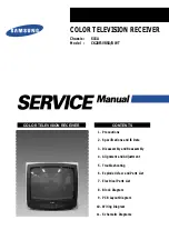 Preview for 1 page of Samsung CK20F1VR5X/BWT Service Manual