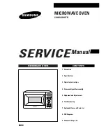 Preview for 1 page of Samsung CK95R Service Manual