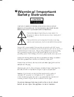 Preview for 2 page of Samsung CL-14A8L Owner'S Instructions Manual