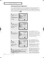 Preview for 50 page of Samsung CL-14A8L Owner'S Instructions Manual