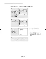 Preview for 20 page of Samsung CL-21K40MQ Owner'S Instructions Manual