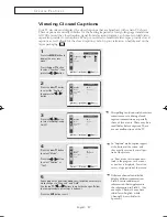 Preview for 37 page of Samsung CL-21K40MQ Owner'S Instructions Manual