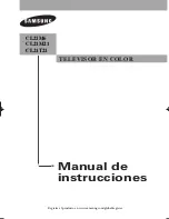 Preview for 1 page of Samsung CL-21M21EQ (Spanish) Manual De Instrucciones