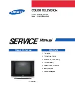 Samsung CL-21Z43MJ Service Manual preview