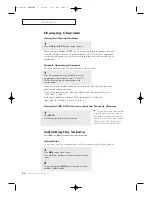 Предварительный просмотр 28 страницы Samsung CL-25D4W Owner'S Instructions Manual