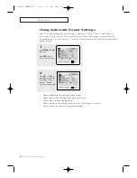 Предварительный просмотр 34 страницы Samsung CL-25D4W Owner'S Instructions Manual