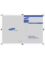 Samsung CL-25M6W Owner'S Instructions Manual preview