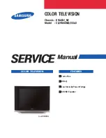 Samsung CL-29M21FQ Service Manual предпросмотр