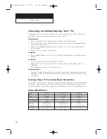 Preview for 66 page of Samsung CL-29M6PQ Owner'S Instructions Manual