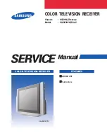 Samsung CL-29M6PQ Service Manual preview