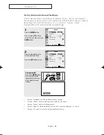 Preview for 36 page of Samsung CL-29Z30HS Owner'S Instructions Manual