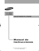 Samsung CL-29Z30PQ Manual De Instrucciones preview