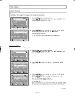 Preview for 27 page of Samsung CL-29Z30PQ Owner'S Instructions Manual