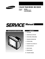 Предварительный просмотр 1 страницы Samsung CL21A11MQKXXAX Service Manual