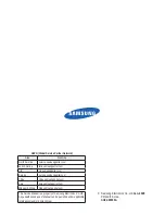 Preview for 2 page of Samsung CL21B501HLMXZS Service Manual