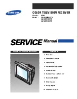 Preview for 1 page of Samsung CL21K3WDX/STR Service Manual